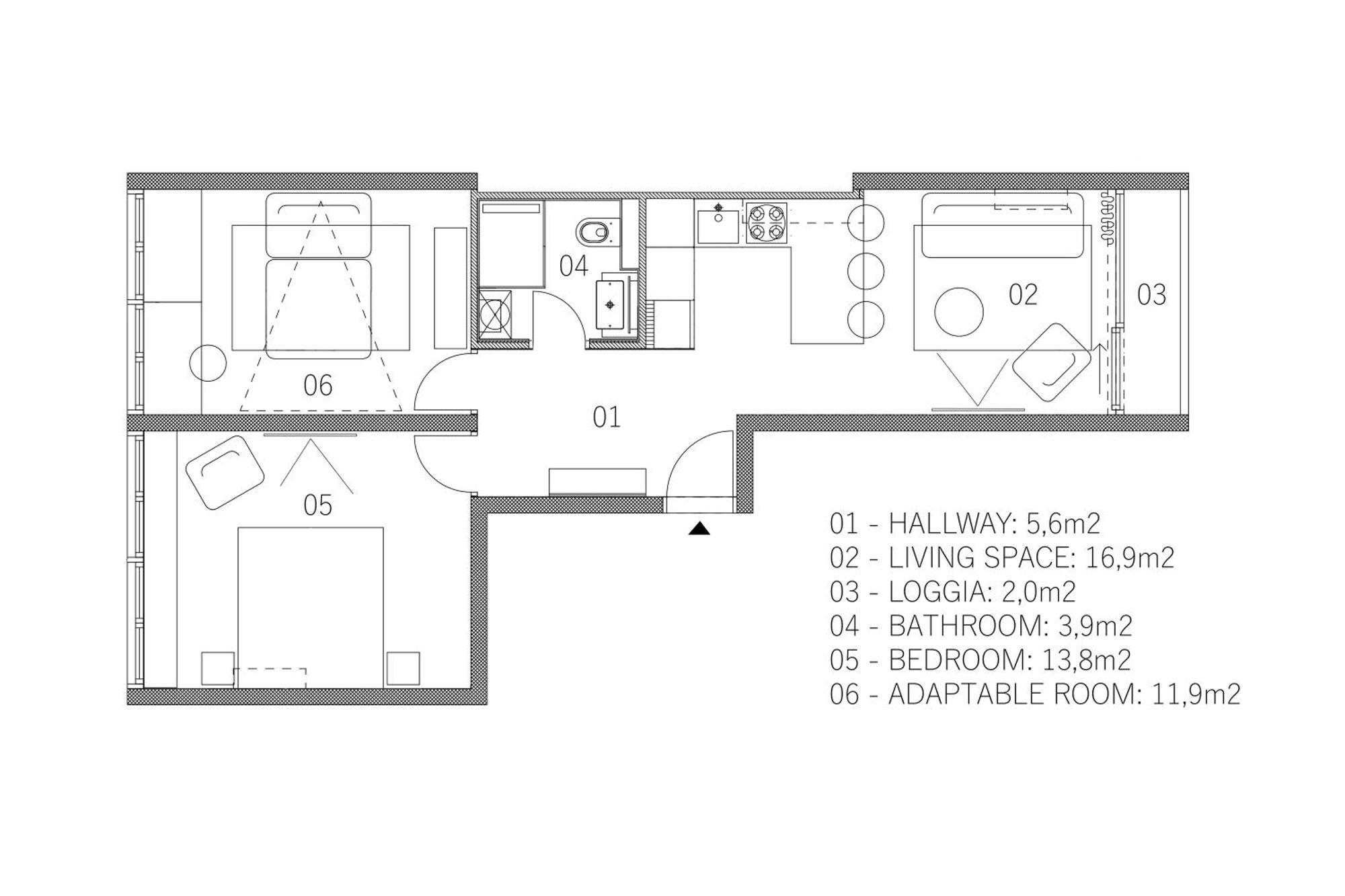 Brand New, Architect's Apartman Split